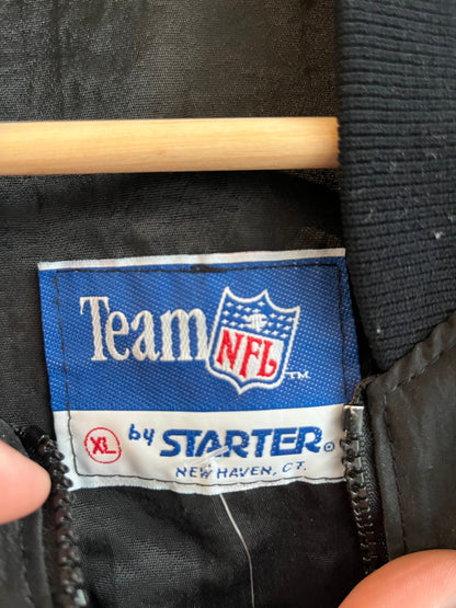 90s Carolina Panthers Starter 1/4 Zip NFL Team Jacket (XL)