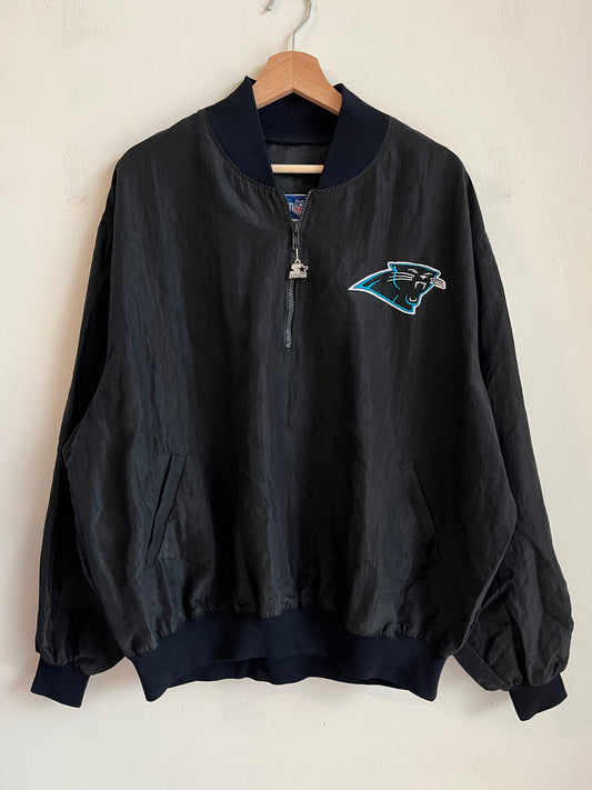 90s Carolina Panthers Starter 1/4 Zip Team Jacket (XL)