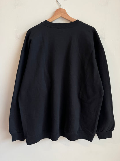 2012 Carolina Panthers Black Spell Out Crewneck (XL)
