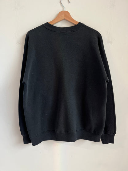 1993 Carolina Panthers Salem Realistic Cat Faded Crewneck (XL)