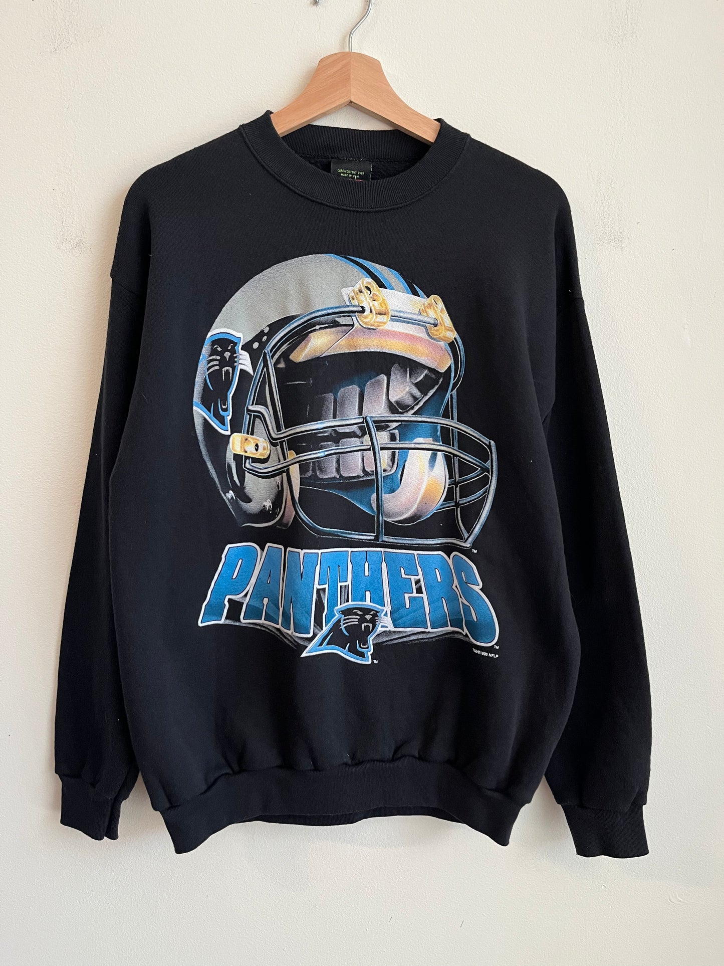 1996 Carolina Panthers Helmet Graphic TSI Crewneck (L)