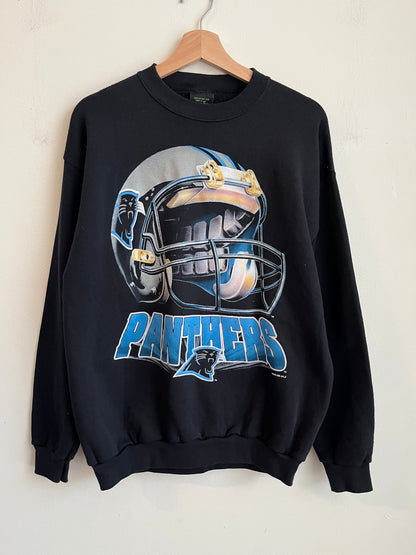 1996 Carolina Panthers Helmet Graphic TSI Crewneck (L)