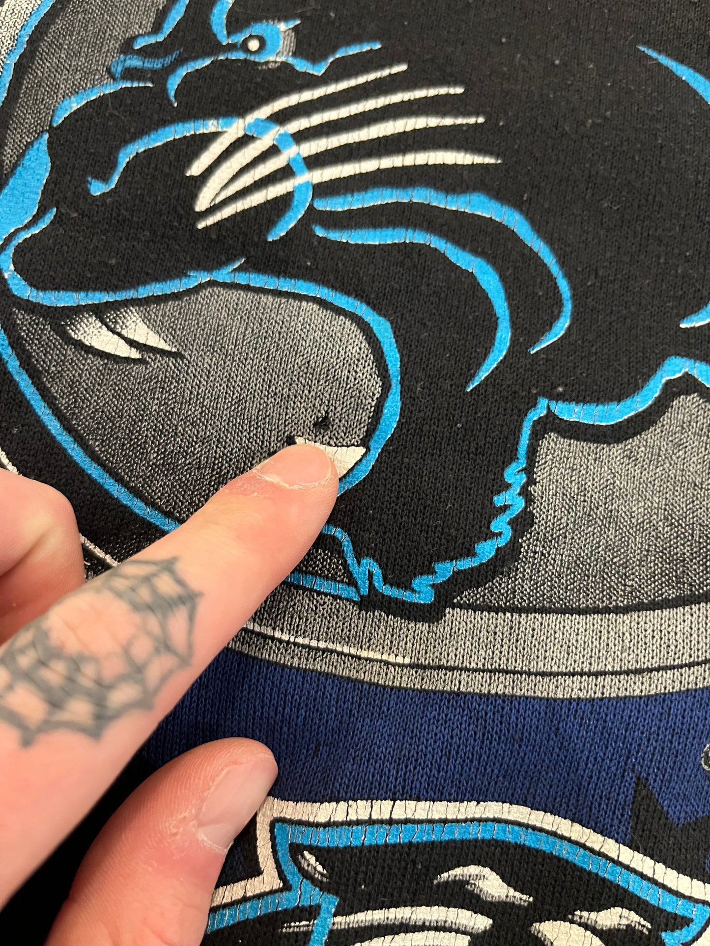 1993 Carolina Panthers Indomitable Spirit Rare Crewneck (L)