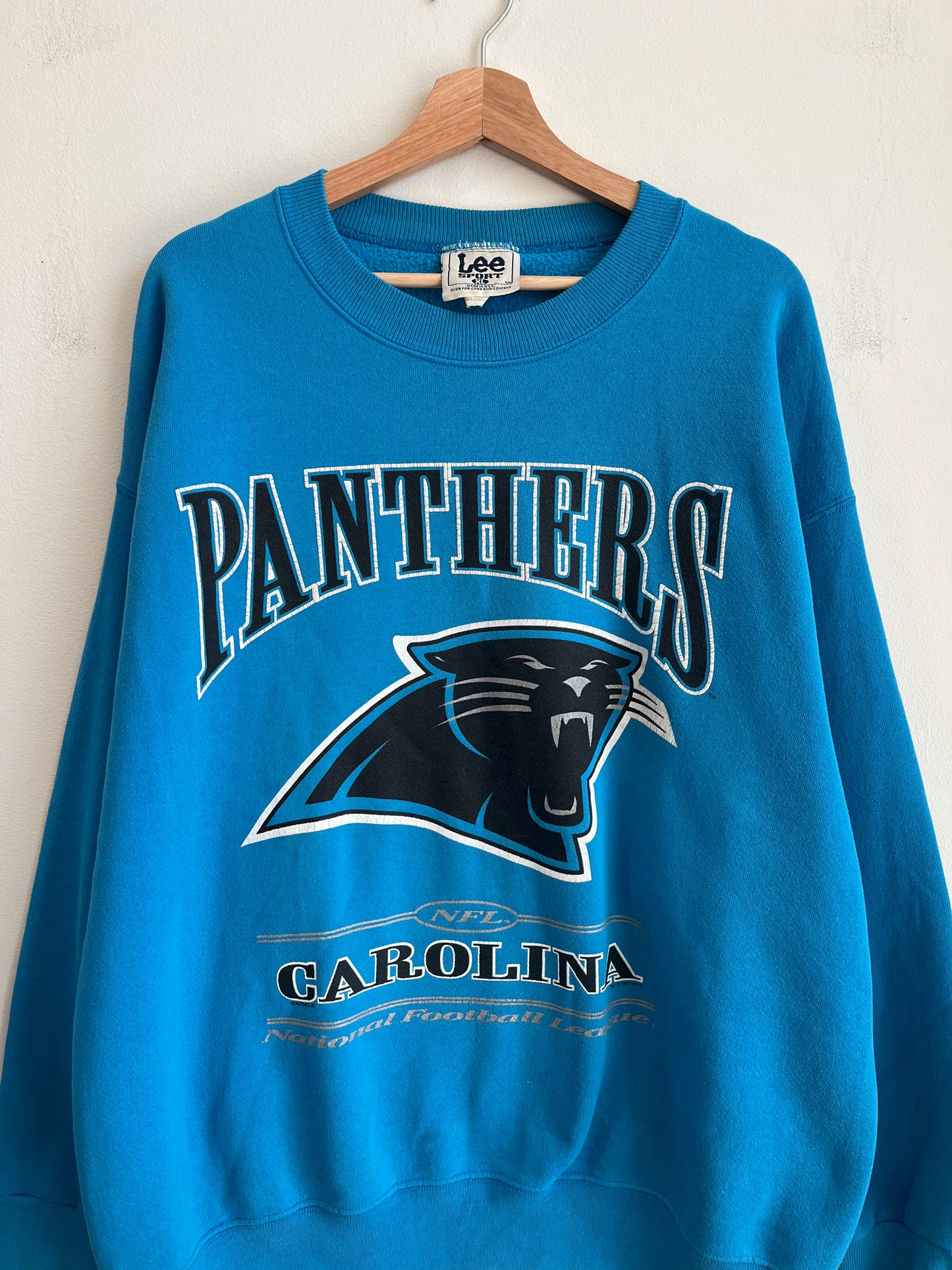 1997 Carolina Panthers Blue Lee Crewneck (XL)