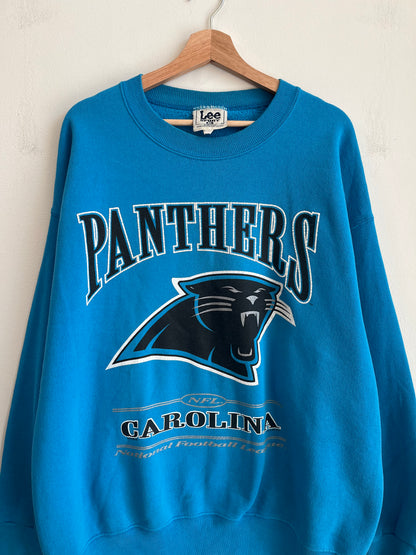 1997 Carolina Panthers Blue Lee Crewneck (XL)