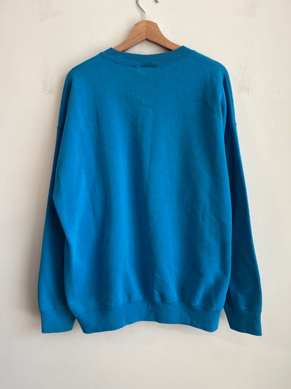 1997 Carolina Panthers Blue Lee Crewneck (XL)