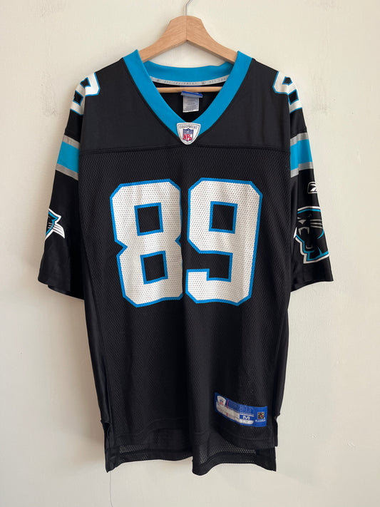 00s Carolina Panthers Steve Smith Reebok Home Jersey (M)