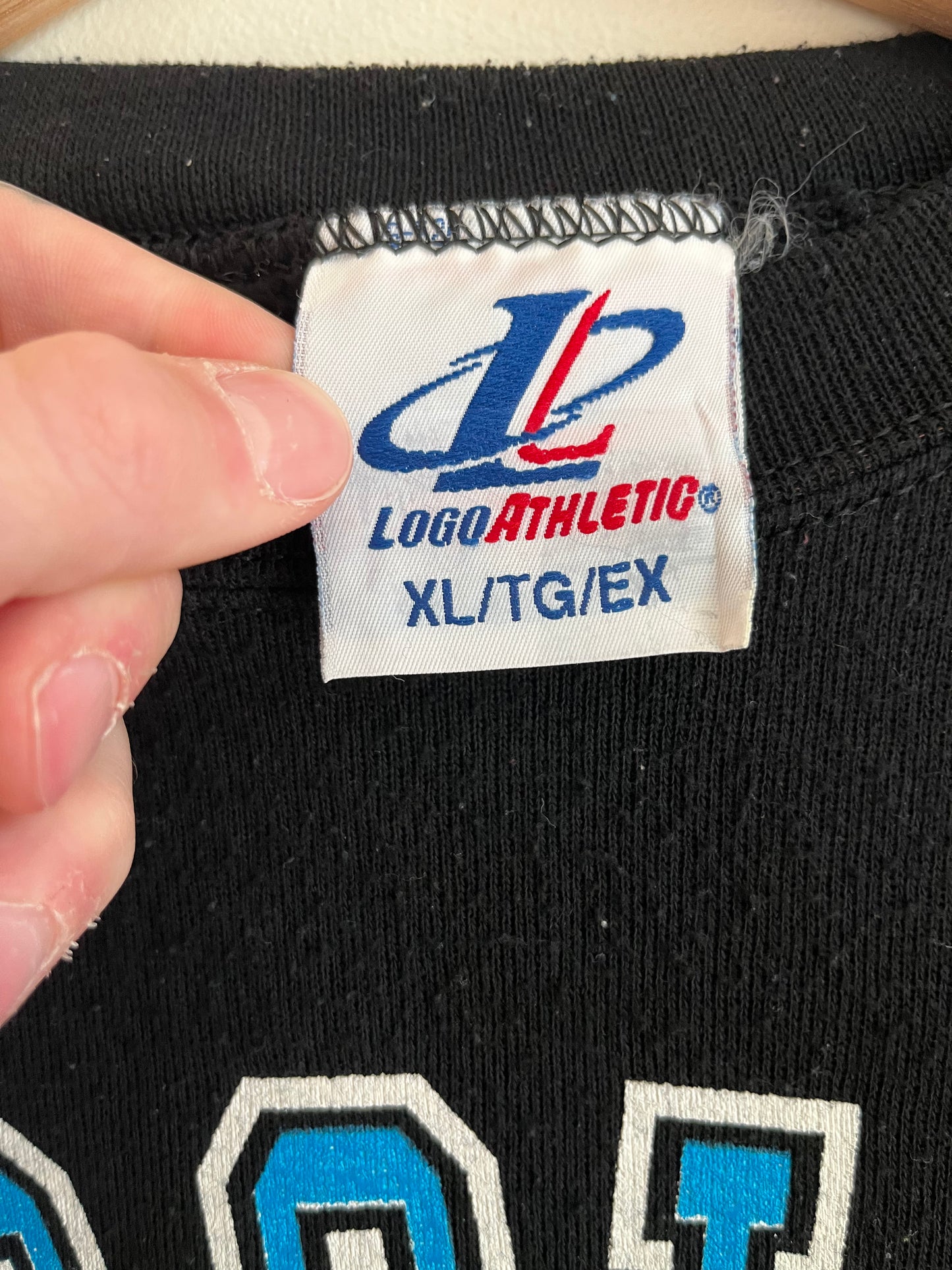 1996 Carolina Panthers Pro Line Logo Athletic Crewneck (XL)