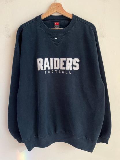 00s Oakland Raiders Nike Center Swoosh Crewneck (L)