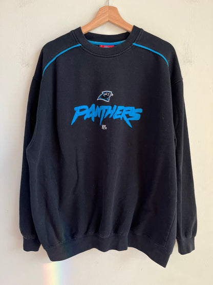 2006 Carolina Panthers Cat Scratch Crewneck (XL)
