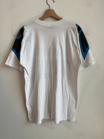 90s Carolina Panthers Apex Big Face Shoulder Hit Tee (M)