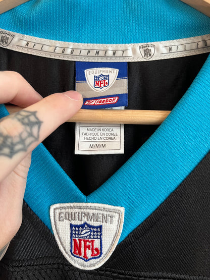 00s Carolina Panthers Stephen Davis Reebok Home Jersey (M)