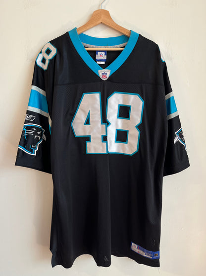 2004 Carolina Panthers Stephen Davis Stitched Reebok Jersey (XXXL)