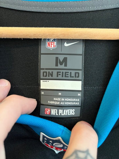 2010s Carolina Panthers DJ Moore #12 Nike Home Jersey (M)