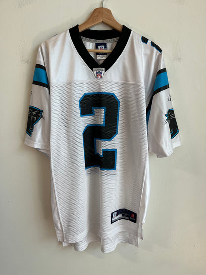 00s Carolina Panthers Jimmy Clausen Reebok Away Jersey (S)