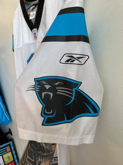 00s Carolina Panthers Jimmy Clausen Reebok Away Jersey (S)