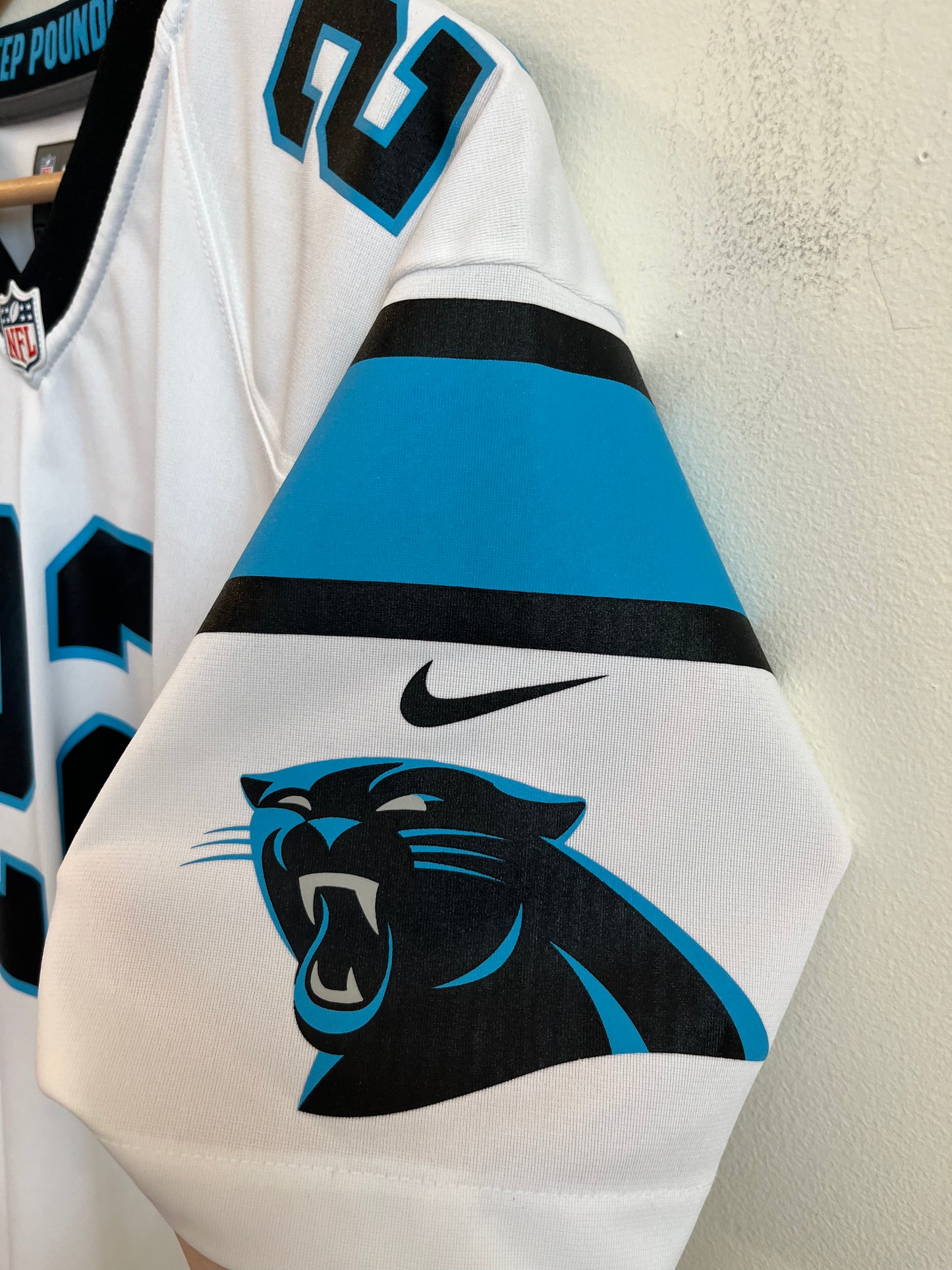 2020 Carolina Panthers Christian McCaffery Nike Away Jersey (Youth XL)