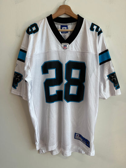 00s Carolina Panthers Jonathan Stewart Reebok Away Jersey (XL)