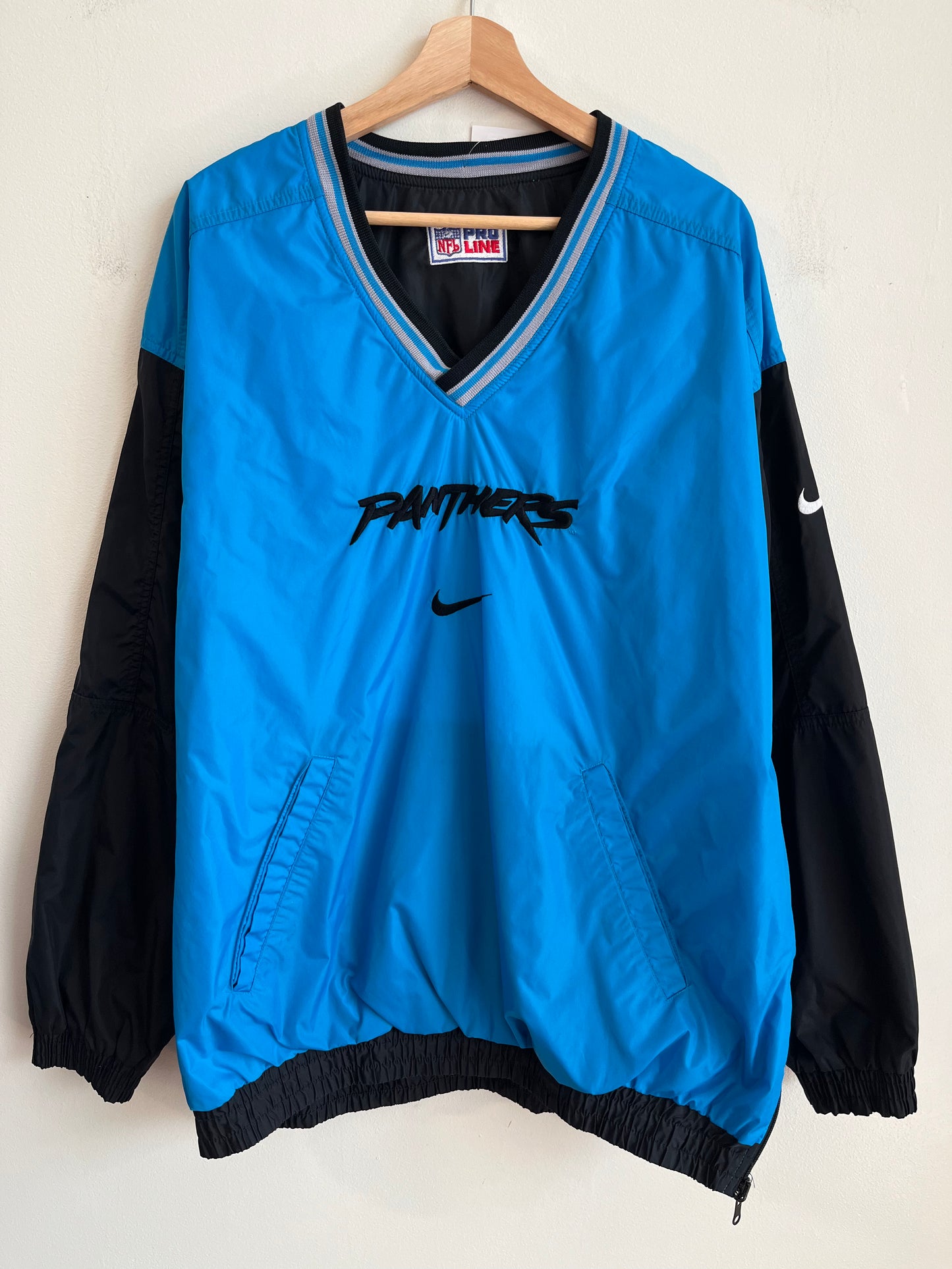 90s Carolina Panthers Reversible Pro Line Nike Windbreaker (XL)