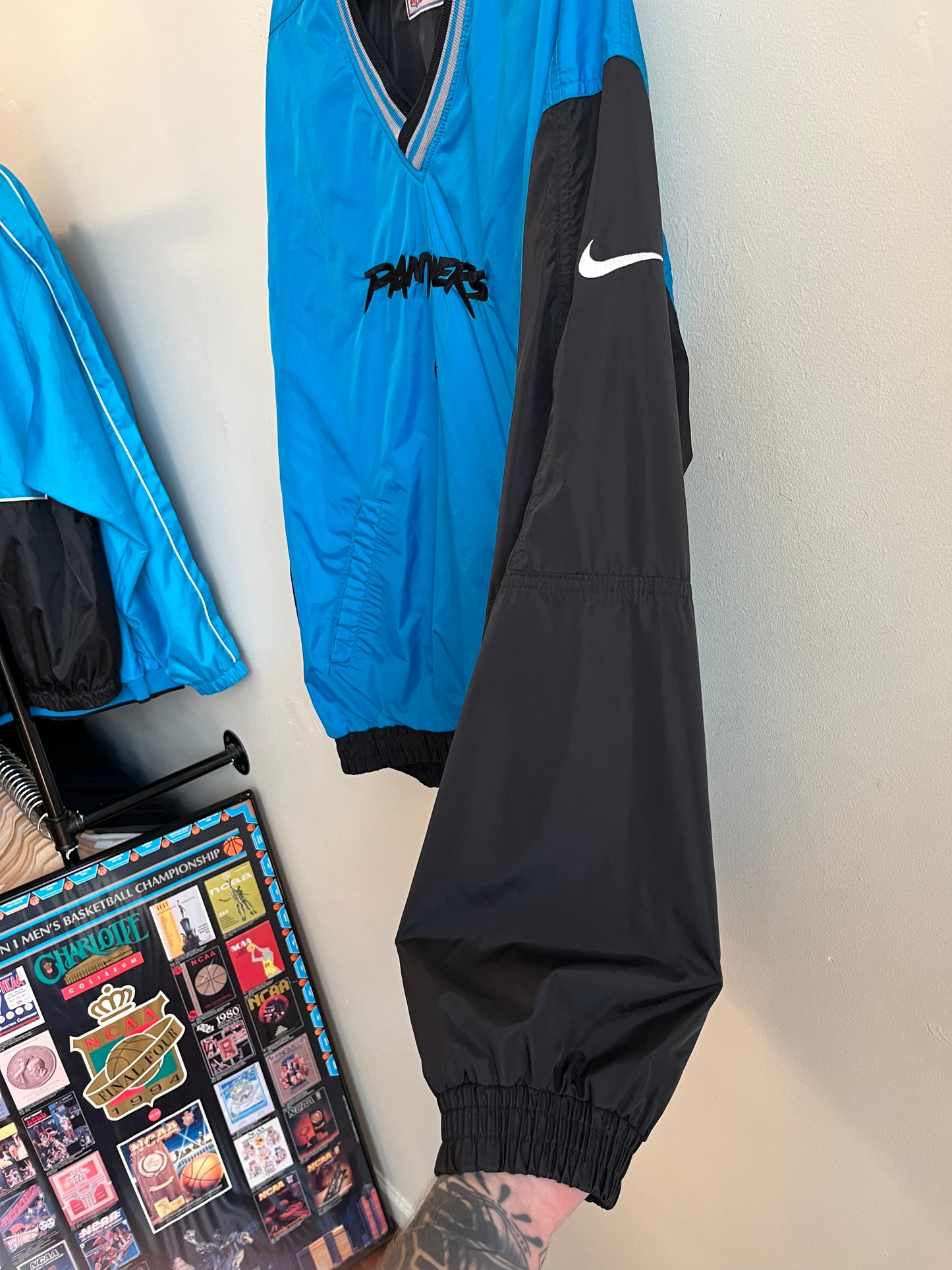 90s Carolina Panthers Reversible Pro Line Nike Windbreaker (XL)