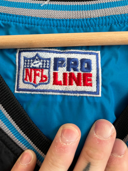 90s Carolina Panthers Reversible Stained Pro Line Windbreaker (L)