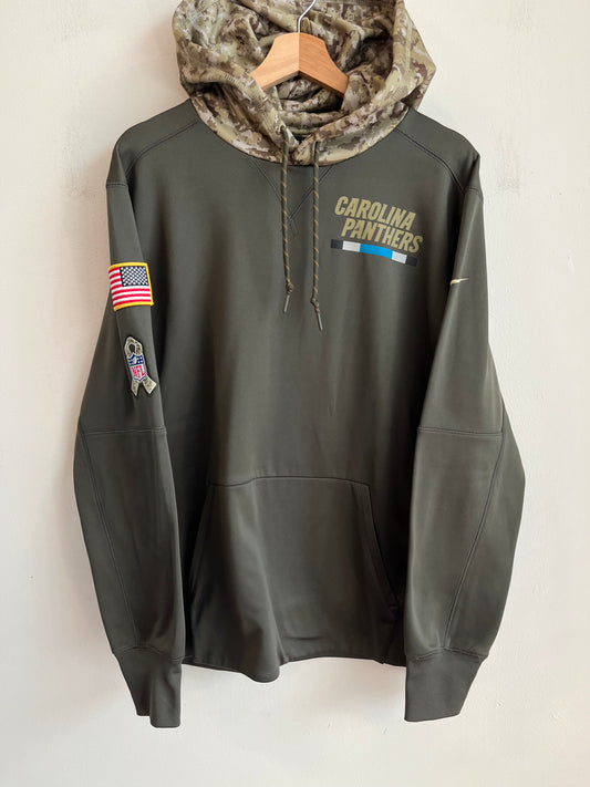 2017 Carolina Panthers Military “Salute To Service” Dri Fit Hoodie (M)