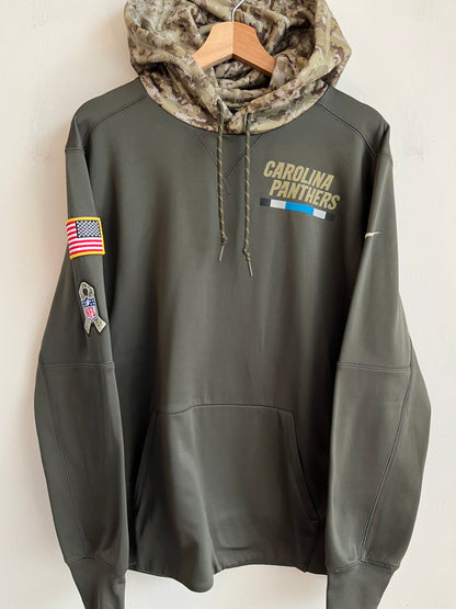 2017 Carolina Panthers Military “Salute To Service” Dri Fit Hoodie (M)