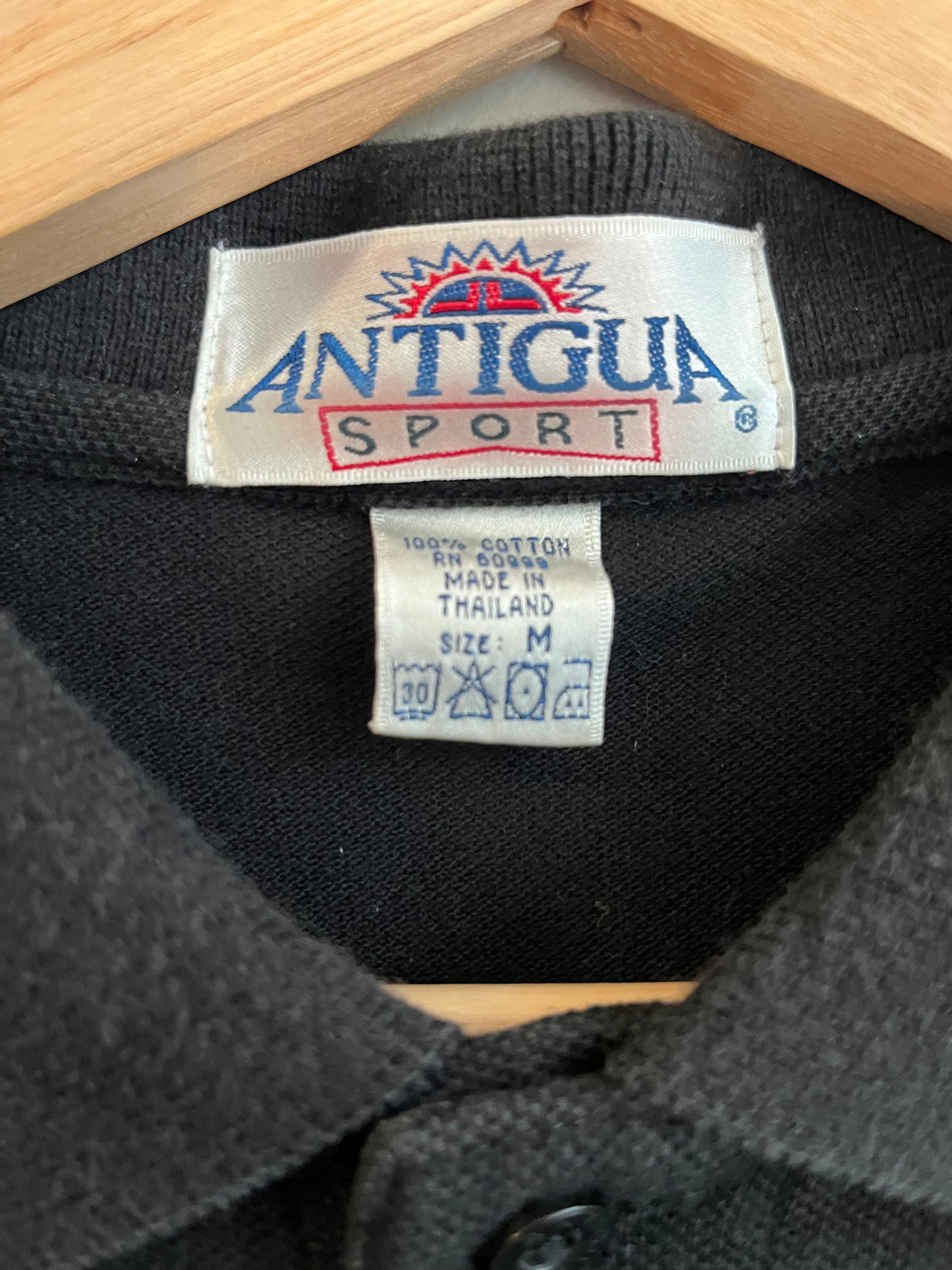 90s Carolina Panthers Antigua Sport Polo Shirt (M)