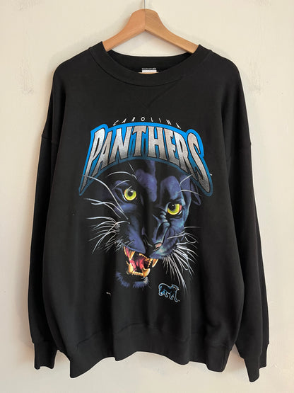 1993 Carolina Panthers Realistic Cat Salem Crewneck (L)