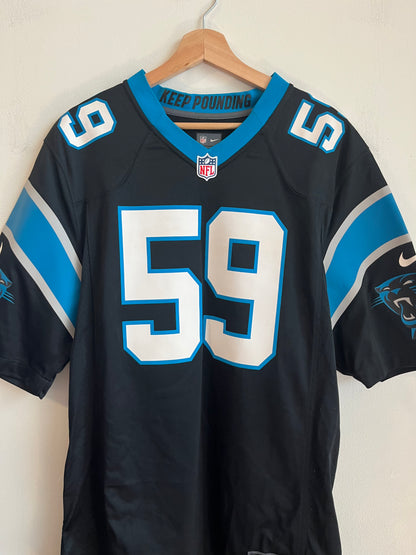 2010s Carolina Panthers Luke Kuechly Nike Home Jersey (L)