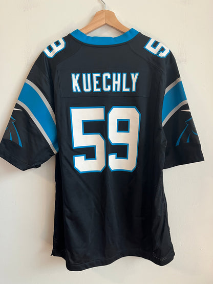 2010s Carolina Panthers Luke Kuechly Nike Home Jersey (L)