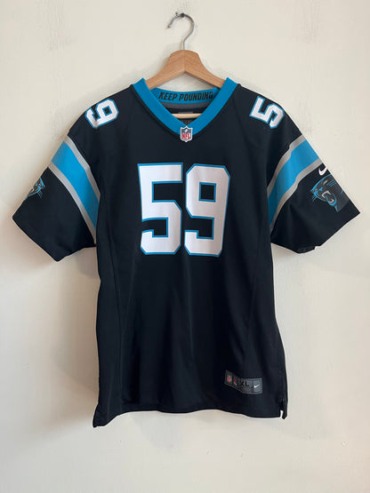 2015 Carolina Panthers Luke Kuechly Nike Home Jersey (Youth XL)