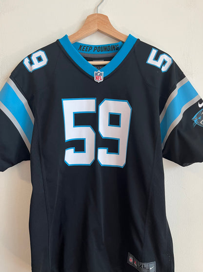 2015 Carolina Panthers Luke Kuechly Nike Home Jersey (Youth XL)