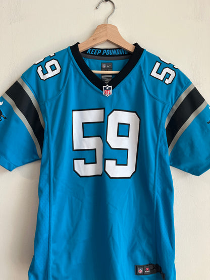 2015 Carolina Panthers Luke Kuechly Blue Nike Jersey (Youth XL)
