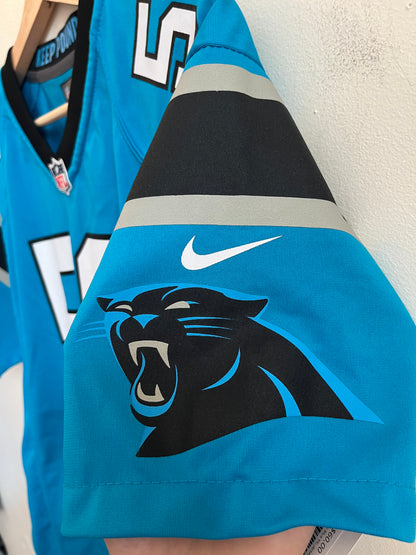 2015 Carolina Panthers Luke Kuechly Blue Nike Jersey (Youth XL)