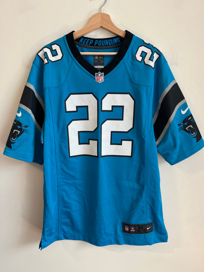 2010s Carolina Panthers Christian McCaffery Blue Nike Jersey (M)