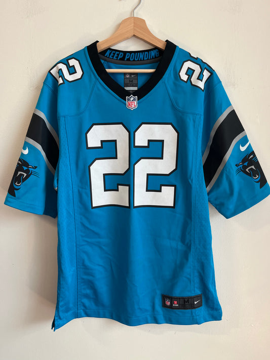 2010s Carolina Panthers Christian McCaffery Blue Nike Jersey (M)