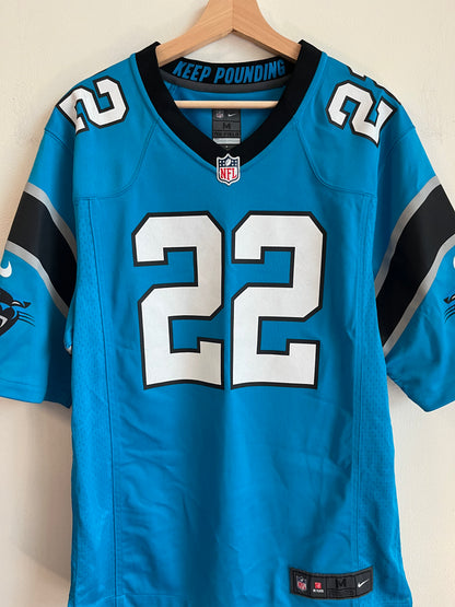 2010s Carolina Panthers Christian McCaffery Blue Nike Jersey (M)