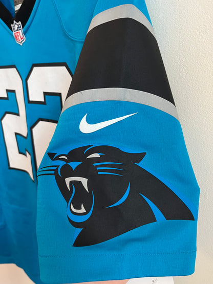 2010s Carolina Panthers Christian McCaffery Blue Nike Jersey (M)
