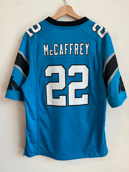 2010s Carolina Panthers Christian McCaffery Blue Nike Jersey (M)