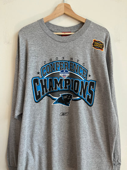 2003 Carolina Panthers NFC Conference Champions Long Sleeve Shirt (XL)