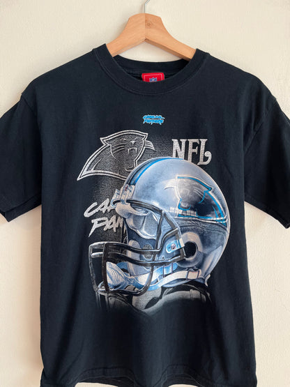 00s Carolina Panthers Big Helmet Tee (Youth L)