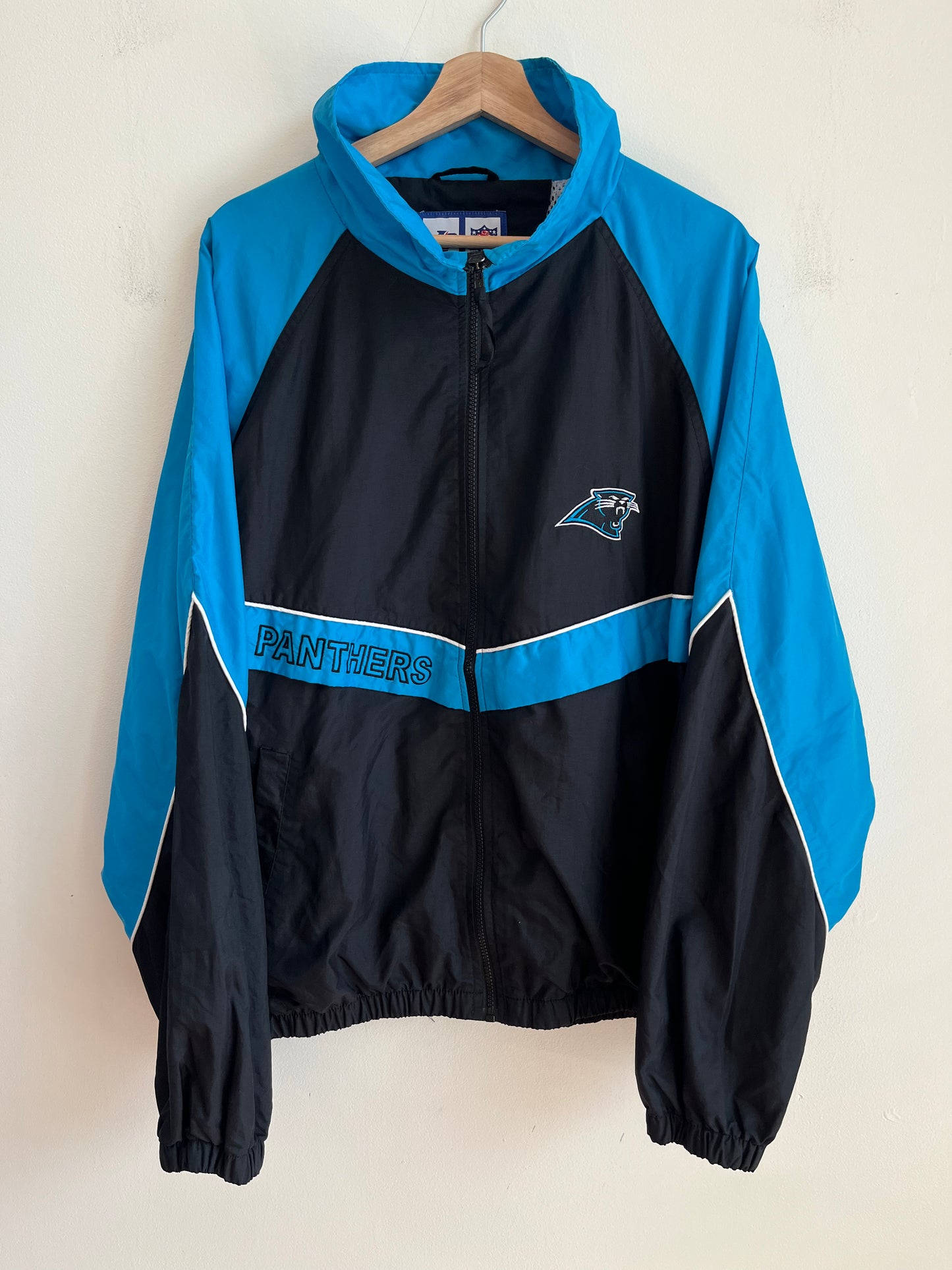 90s Carolina Panthers Logo Athletics Gameday Windbreaker (XL)