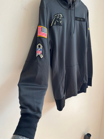 2016 Carolina Panthers Salute to Service Nike Dri-Fit Hoodie (S)