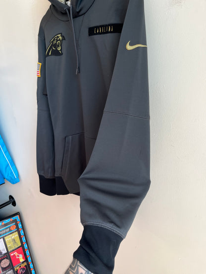2016 Carolina Panthers Salute to Service Nike Dri-Fit Hoodie (S)