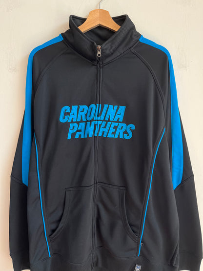 2010s Carolina Panthers Spell Out Full-Zip Lightweight Jacket (XXL)