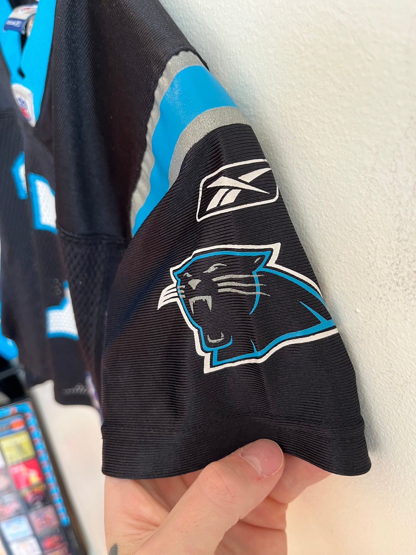 00s Carolina Panthers Jake Delhomme Toddler Jersey (4T)