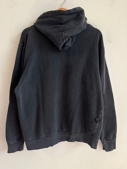 00s Carolina Panthers Cat Scratch Black NFL Hoodie (L)