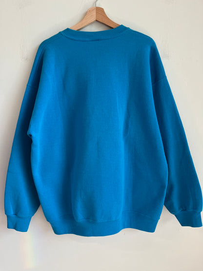 1996 Carolina Panthers Blue Lee Crewneck (XL)