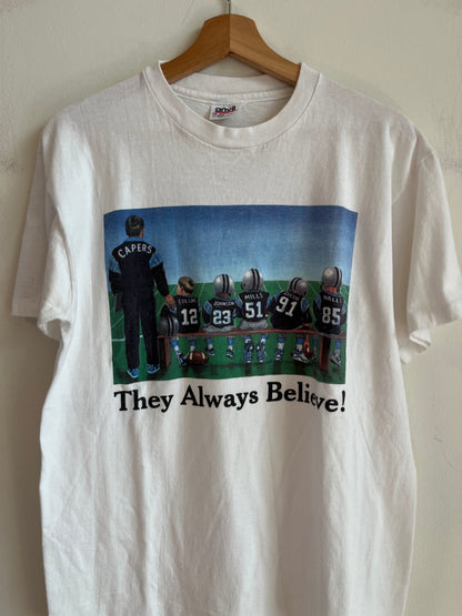 90s Carolina Panthers "They Always Believe!" Tee (L)